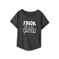 thumbnail image 3 of Camiseta de mujer de verano transpirable Streetwear cuello redondo camisa para ir de compras en la playa SG, 3 of 7