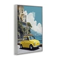thumbnail image 2 of Stupell Industries Contemporary Yellow Car on Coast Gray Framed Giclee Art, 20 x 30, by Petals Prints Design, 2 of 8