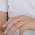thumbnail image 2 of Spiny Oyster Turquoise Ring – Solid Pure Copper Ring, Multicolor Gemstone Statement Ring for Women, 2 of 2