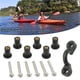 thumbnail image 3 of Yuarrent 6 unids/set tuerca de goma en forma de C hebilla de cuerda de cubierta de ojo con ojales de tornillos para barco Kayak Kit de aparejo de cubierta Ropa Deportiva, Zapatos Yuarrent OD009254-00, 3 of 6