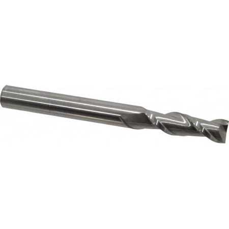 

Accupro 5/8 2 LOC 5/8 Shank Diam 6 OAL 2 Flute Solid Carbide Square End Mill Single End Uncoated Spiral Flute 40° Helix Centercutting Right Hand Cut Right Hand Flute