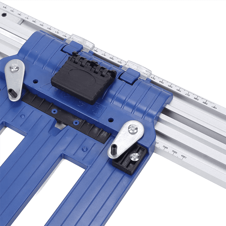 Adjustable Circular Saw Guide Rail – Precision Wood Cutting Tool, Fits 4" To 6" Saws, Anti-Slip Lock