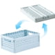 thumbnail image 4 of Cesta de Almacenamiento Plegable de Plástico | Organizador de Escritorio Que Ahorra Espacio | Caja de Almacenamiento Portátil y Plegable para Artículos de Tocador, Cables y Artículos Pequeños | Multi, 4 of 6