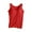 Red, variant on Women Built-in Bra Tank Tops Sleeveless Casual Shirts Ladies Camisole With Chest Pad No Steel Rings Bottom Underwear Yoga Sports Tank Army Green S