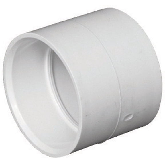 Charlotte Pipe Schedule 40 6 in. Hub x 6 in. Dia. Hub PVC Coupling