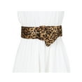 thumbnail image 5 of INSPIRE CHIC Ladies Waist Belts Soft Dress Belts for Dress Belt Round Buckle Vintage Leopard, 5 of 5