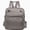 Grey, variant on QYMHOODS Women's Multi-Pocket Convertible Backpack, Lightweight Shoulder Bag with Quilted Front Pocket