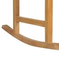 thumbnail image 3 of vidaXL Rocking Chair Solid Teak Wood, 3 of 5