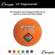 thumbnail image 3 of Pelota Playground Champion Sports Rhino, 8,5 cm, color naranja, 3 of 7