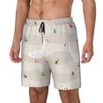 thumbnail image 2 of Fotbe Funny Goose1 Men’s Swim Trunks Quick Dry Swim Shorts Board Shorts with Mesh Lining-Small, 2 of 9