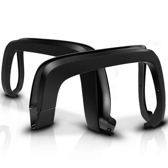 Ikon Motorsports Compatible with 14-18 Chevy Silverado 1500 2500HD 3500HD OE Style Trunk Fender Flares - PP