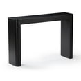 thumbnail image 3 of Plank+Beam 46" Solid Wood Console Table, Conture Rounded Edge Sofa Table, Narrow Entryway Table, Console Tables for Entryway, Black, 3 of 9