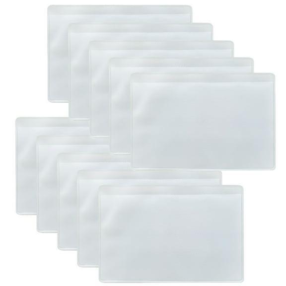 mnjin 10pc advanced insurance card protective cover 2.3inx3.6in business card holder b