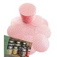 thumbnail image 1 of Pressure Sensitive Torque Activated Cap Seals Liners -89mm (3.50") - 100 PCS -Made in USA -for Wide Mouth Glass & Plastic Ball Mason Canning Jars - No Induction Sealer Needed (100), 1 of 15