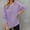 Purple, variant on Crewneck Sweatshirts Women Sevevn Sweatshirt for Women Oversized Waffle Knit Crewneck Sweatshirts Long Sleeve Side Slits Casual Pullover Tops