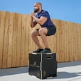 thumbnail image 2 of ProsourceFit 3-in-1 Wood Plyometric Jump Box for Cross-Training Agility, 2 of 8