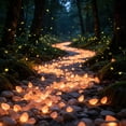 thumbnail image 5 of Piedras luminosas para jardín, en forma de lágrima, guijarros de resina multicolor para caminos, macizos de flores, peceras, decoración exterior, impermeables, seguras para plantas y peces., 5 of 5