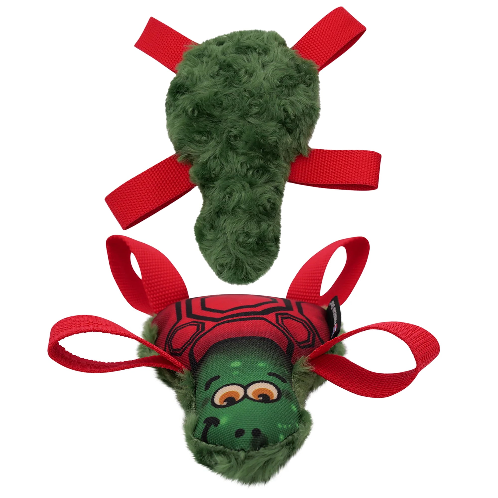 American Dog Tommy Turtle – Durable Fetch & Tug Dog Toy Made in USA from Pet-Safe, Machine-Washable 1000D Nylon and Minky Fleece for Bonding, Play Time, Mental Stimulation, Exercise, Training, & More