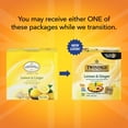thumbnail image 2 of Twinings Lemon & Ginger GP27&nbsp;Herbal Tea, 100 Individually Wrapped Tea Bags, Tangy Lemon, Spicy Ginger, Naturally Caffeine Free, 2 of 3