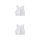 thumbnail image 3 of Sonducket Tank Top Chaleco Camisa Pecho Trans Elástico Deportes Ropa Interior Vendaje Reforzado Corsé Corto Transpirable Mujer Blanco XL Blanco SG 2piezas, 3 of 6