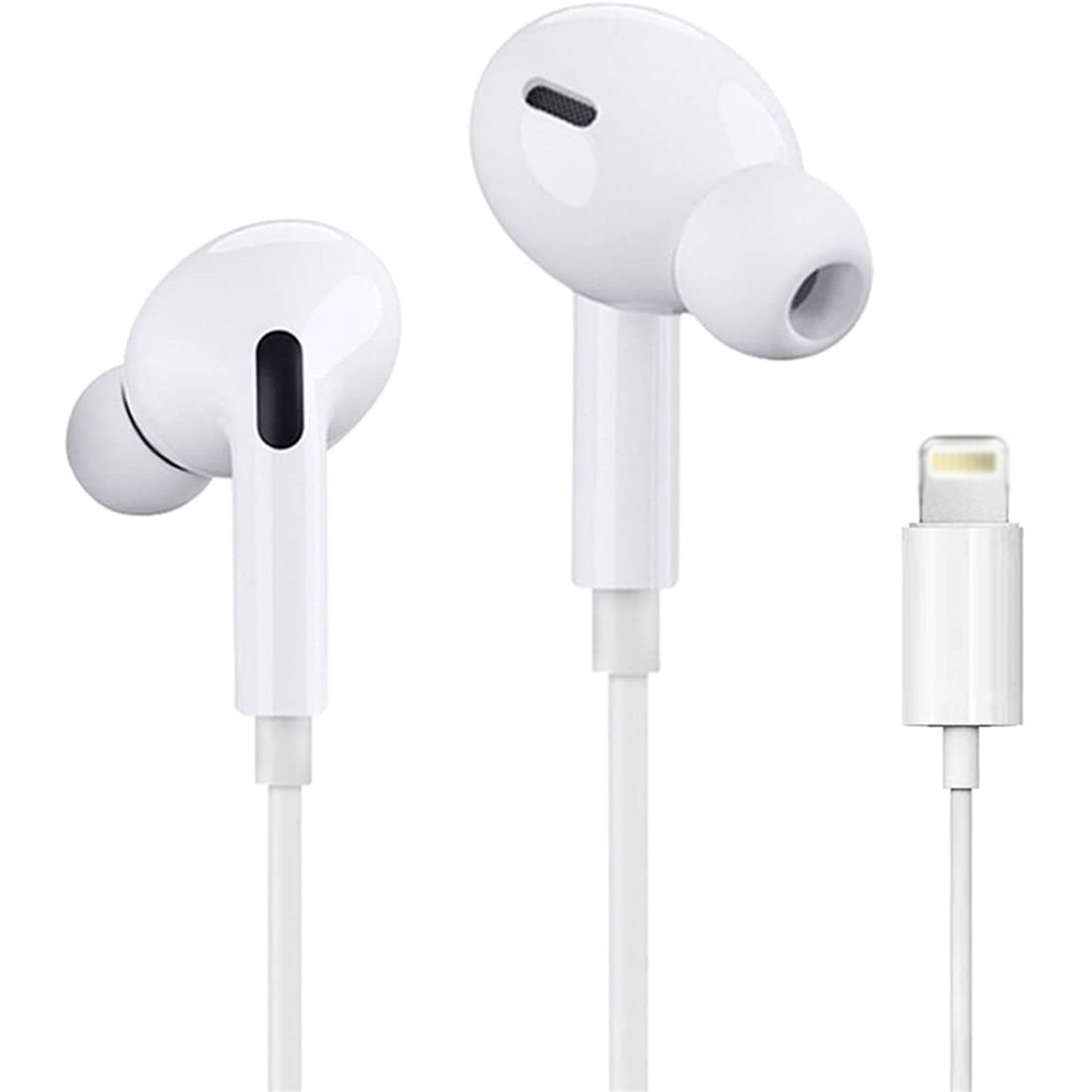 -iPhone Earbuds/Headphones with Lightning Connector, 2-Packs Apple Wired Headphones,Wire-Controlled Audio,Compatible with iPhone 13/12/11/XR/X/8/7/SE,Supports All iOS Systems Apple MFi Certified 