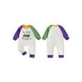 thumbnail image 2 of BemeyourBBs Baby Boy Girl My First Mardi Gras Outfit Carnival Romper Letter Long Sleeve Round Neck Jumpsuit Cute Infant Spring Fall Winter Clothes, 2 of 9