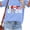Light Blue, variant on Soccer Cup 2026 Shirt for Women, USA Canada Mexico Football Match Patriotic Flag Graphic T-Shirt Jersey, Soccer Game Supporter Short Sleeve Tee Tops