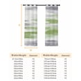 thumbnail image 6 of Fsddascl Sage Green Gray Blackout Curtains for Bedroom/Living Room, Thermal Insulated Kitchen Curtains, Neutral Abstract White Ombre Texture Grommet Darkening Window Treatment Drapes 27.5"x39"x2, 6 of 6