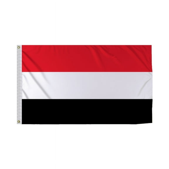 Promopatriot Yemen Country Flag 3x5 Ft Outdoor Nylon Double Stitched Edges Canvas Header Brass Grommets 3'x5' Yemen