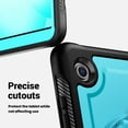 thumbnail image 4 of FJLBDE Case for Samsung Galaxy Tab A11/Tab A9 8.7 Inch 2025/2023 with 360 Rotating Stand, Shoulder Strap, Heavy Duty Shockproof Cover, Sky Blue, 4 of 7