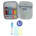 thumbnail image 1 of Crochet Hooks Set,Delaman 72Pcs Crochet Hooks Knitting Needles Tools Kits Set Soft Grip Storage Case Accessory, 1 of 8