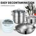 thumbnail image 4 of Pot Cleaner Powder, Yannianjz Multipurpose Pot Cleaner Powder 200g, Stainless Steel Cookware Refurbishment and Cleaning Powder, Removes Grease, Rust, and Hard Water Stains from Kitchen Utensils, 4 of 9