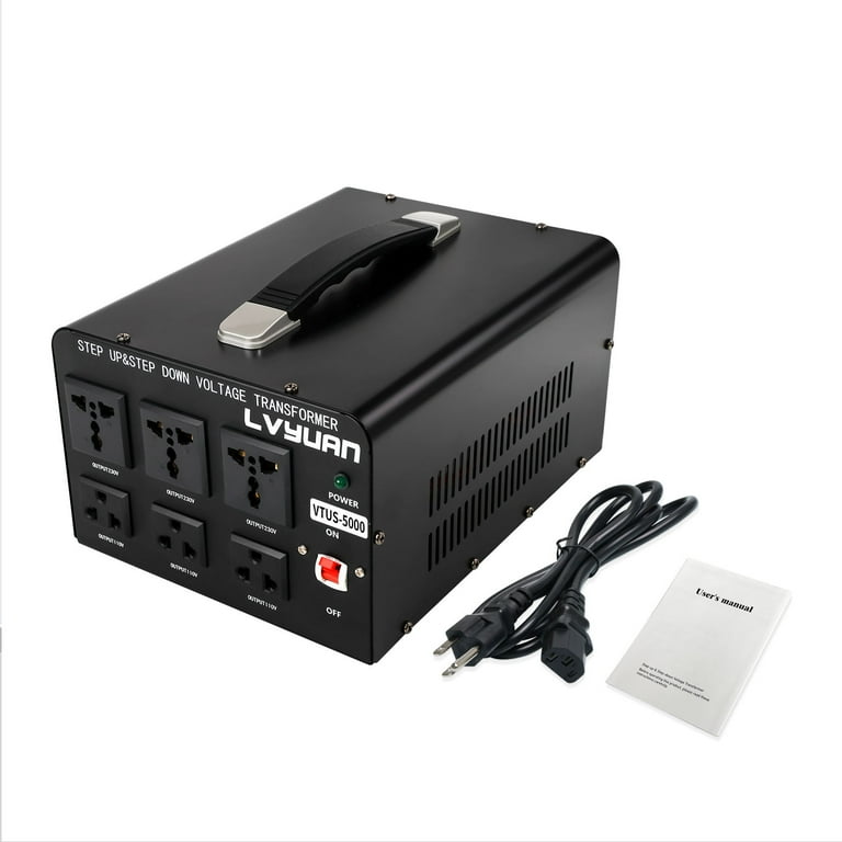Lvyuan VTF-1500 変圧器 220V-110V LVYUAN 1500 Watts Voltage Converter 110V to 220V / 220V to 110V