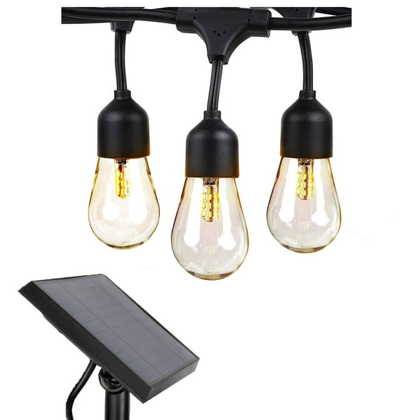 Brightech Slr 48hg Sw 48 Ft Weatherproof Solar Powered Led Outdoor String Lights Com Brightech Slr 48hg Sw 48 Ft, Solar Powered Led Garden String Lights