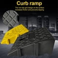 thumbnail image 4 of Portable Plastic Curb Ramps - PVC Heavy Duty Threshold Ramp Kit Portable Wheelchair Ramp, Kerb Ramp for Car Trailer Truck Bike Motorcycle, 4 of 8