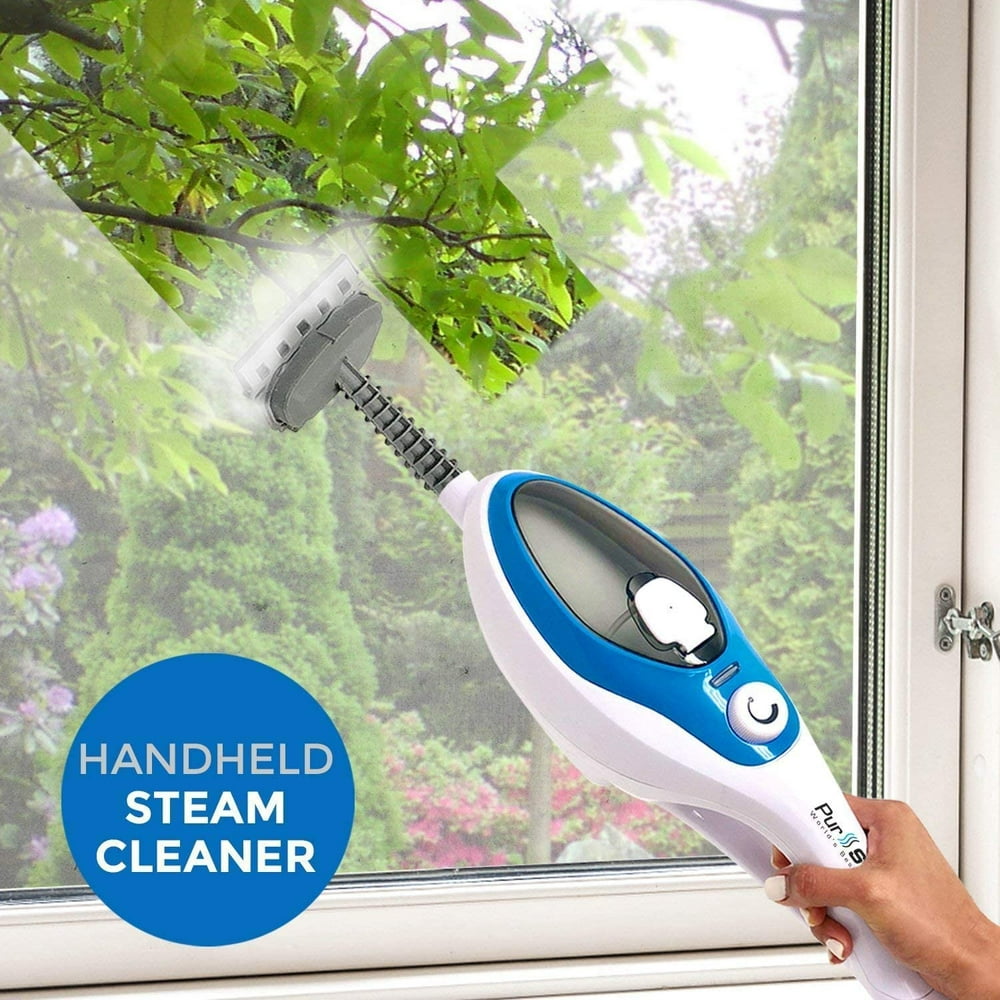 Steam Mop Cleaner 10in1 with Convenient Detachable Handheld Unit, Laminate/Hardwood/Tiles