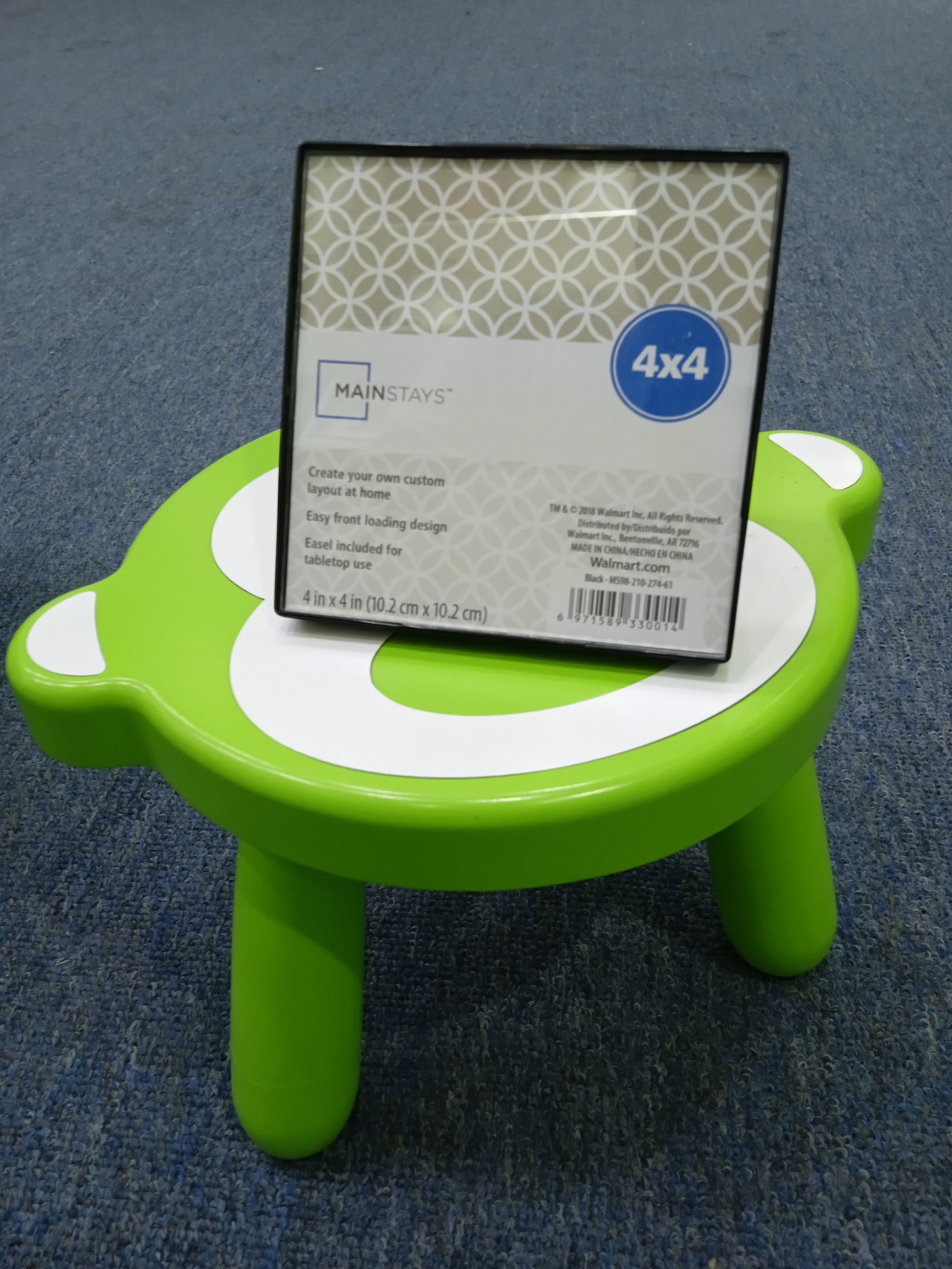 Mainstays 4'' x 4'' Plastic Picture Frame