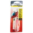 thumbnail image 2 of Luhr Jensen Hydro Vibe Hoochie Spinner 5 1/4" 1/2 oz Nickel Fire Blue Dots, 2 of 2