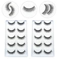 thumbnail image 1 of TABLETREANDS 10 Pares De Pestañas Postizas Negras Para Maquillaje Con Natural Y, 1 of 7