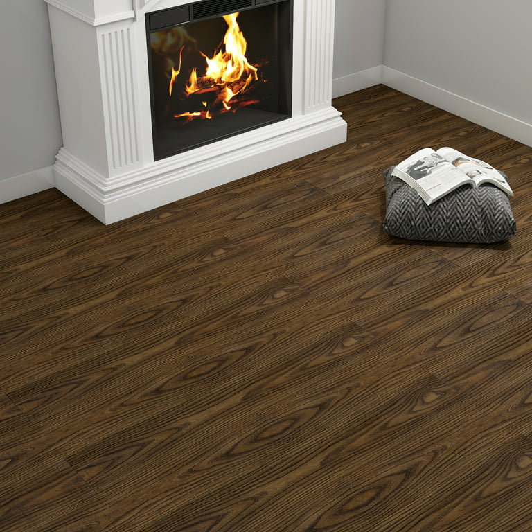pvc sheet floor mat wood look