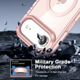 thumbnail image 3 of XNB Magnetic for iPhone Air Phone Case with Built-in Screen Protector, Compatible with MagSafe, Clear Slim Shockproof Anti-Scratch Protective Cover for IPhone Air, 3 of 7
