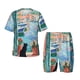 thumbnail image 1 of Balery Coastal Cat By The Window Conjunto de Pijama Infantil de Manga Corta con Estampado – Ropa de Dormir de Algodón Suave-3X-Large, 1 of 6