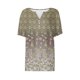 thumbnail image 4 of Fiudx Ofertas Relámpago Blusa de Manga Corta Estampada a La Moda para Mujer, Blusas Informales con Cuello En V, 4 of 4