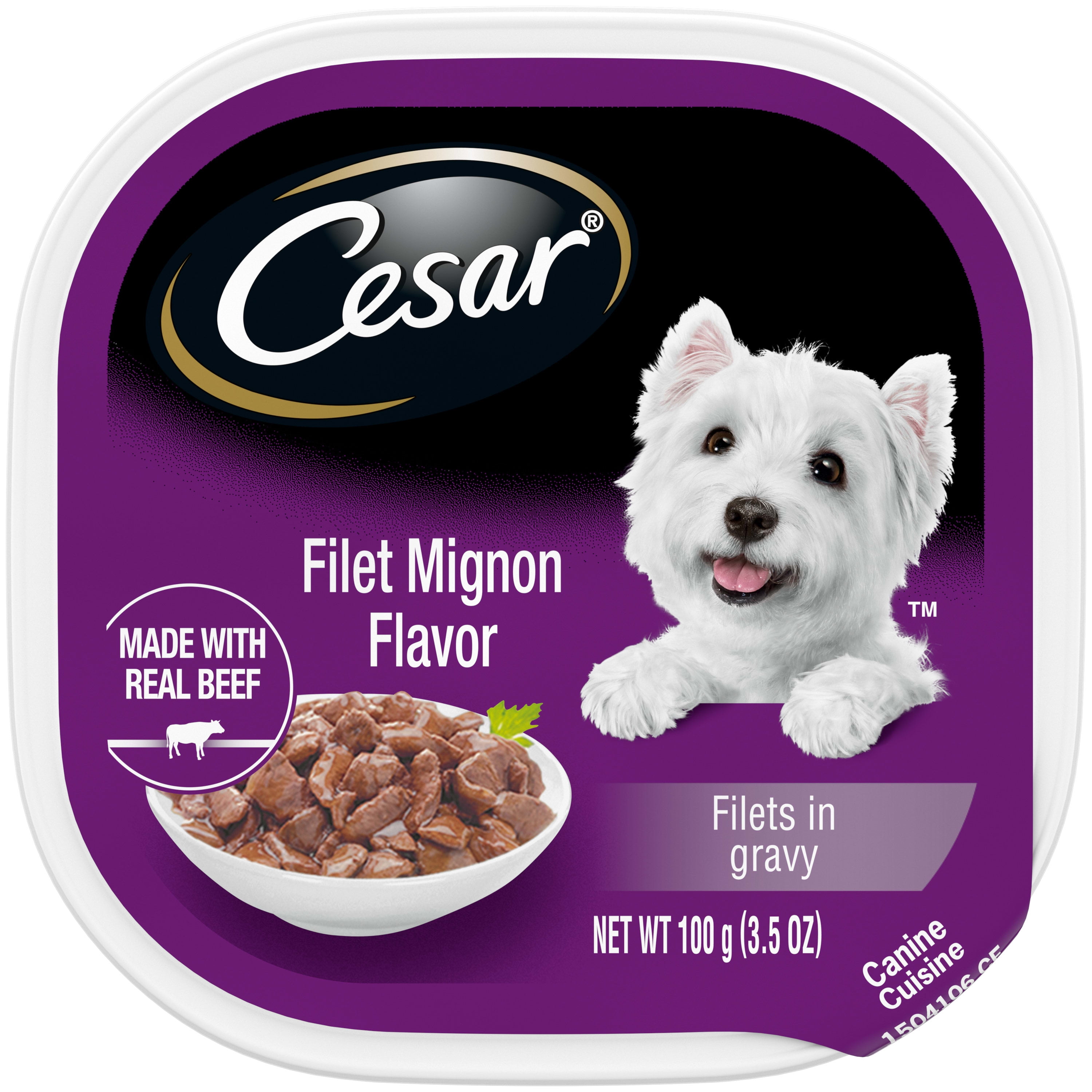 cesar filet mignon dog food walmart