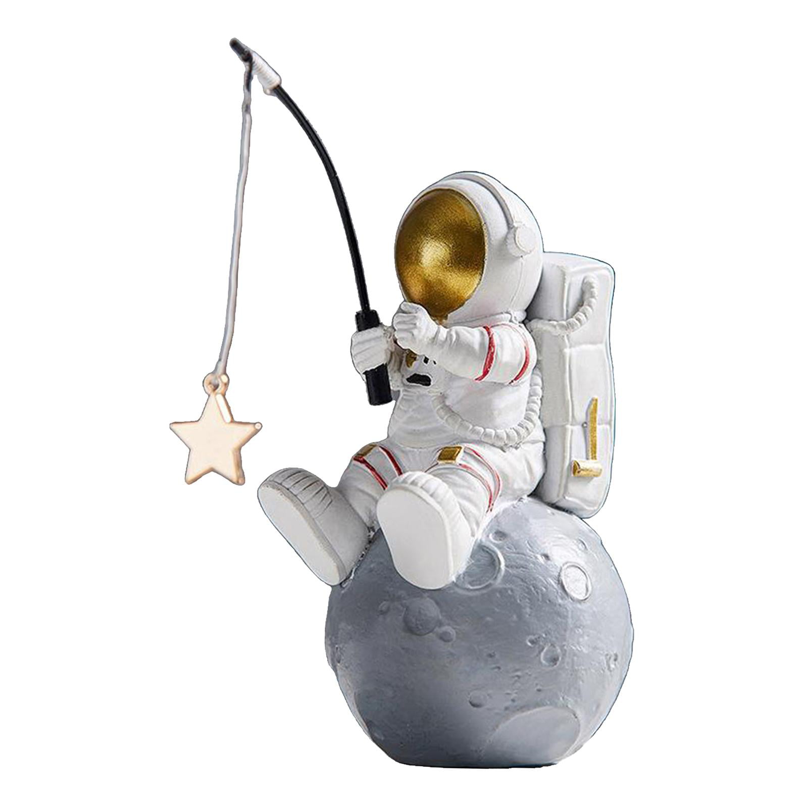 Resin Astronaut Figurines Home Decor Spaceman Collectible Ornament Crafts 