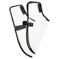 thumbnail image 1 of Protector de zapatos de peluquería transpirable, transparente, de PVC, reutilizable, para estilistas y barberos, 1 of 7