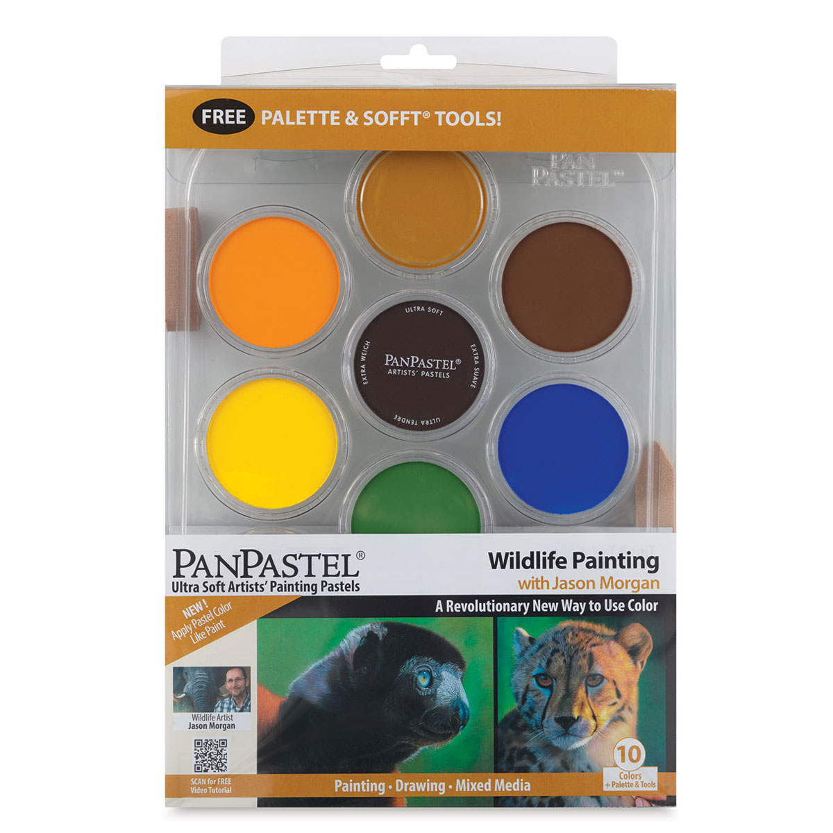 PanPastel Ultra Soft Artist Pastel Set 9ml 7/Pkg-Wildlife