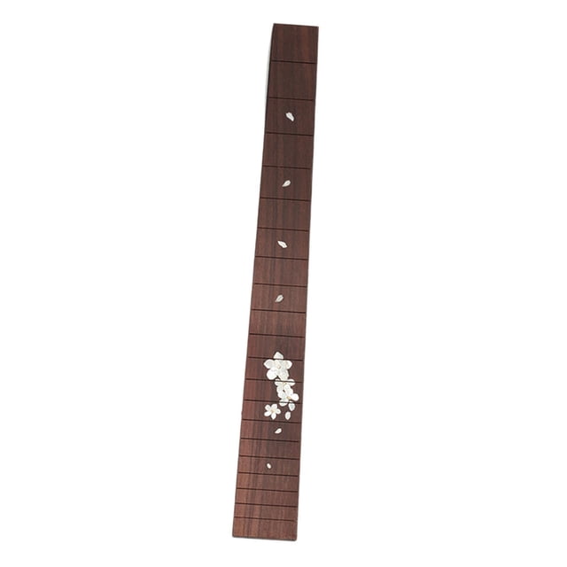Fiocias Guitar Fingerboard Guitar Accessories, Practical, Spare Parts, Smooth Edges Professional Replacement Wooden Easy Installation Floral Pattern