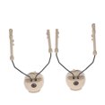 thumbnail image 1 of Adaptador De Casco para Auriculares - Adaptador De Riel De Casco Y Casco, Soporte De Auriculares De Suspensión De Riel De Arco ARC para Peltor Comtac (2 Piezas) (Color : Tan), 1 of 5