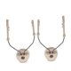 thumbnail image 1 of BOROCO Soportes para Auriculares de Casco, 2 Piezas Pom + Soporte de Auriculares de suspensión de riel de Arco de Acero Inoxidable para Peltor(Amarillo), 1 of 5